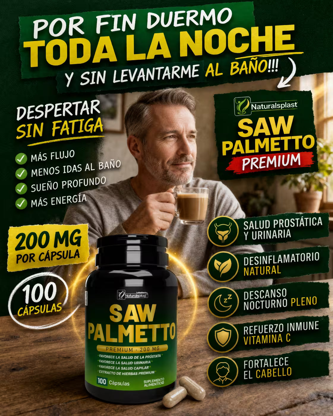 SAW PALMETTO 100 CAP