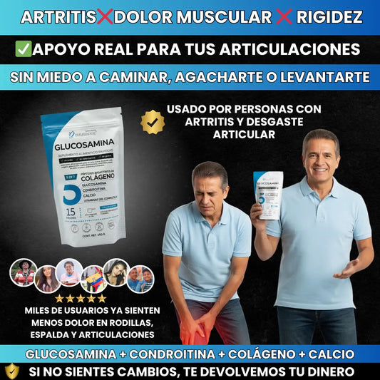 Glucosamina – Apoyo Articular para Artritis y Rigidez